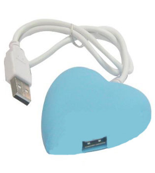 4 Ports USB HUB -- Heart (HU208)